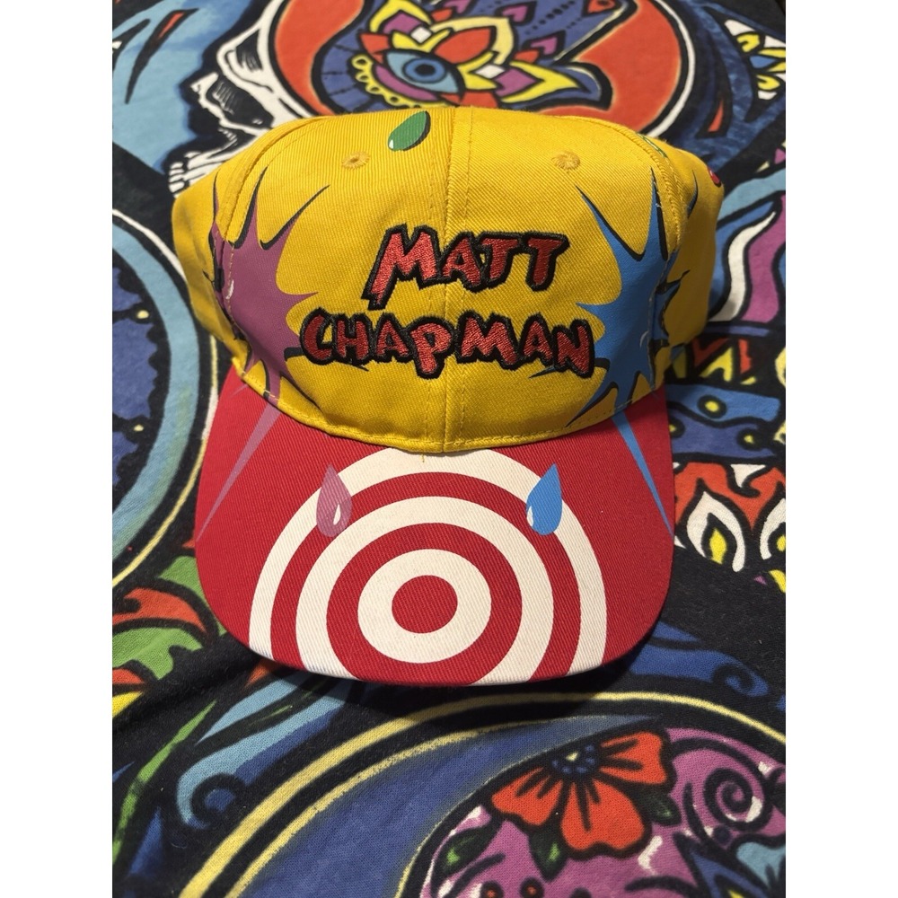vintage matt chapman baseball multicolor  Strap hat fly hard